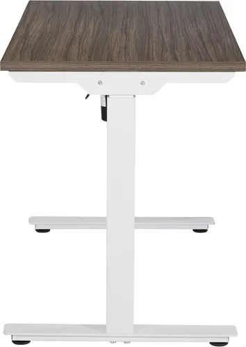Miniatura 7 de Office Star Prado - Mesa motorizada de altura ajustable de 4 pies con control de memoria programable de 4 posiciones, parte superior de nogal urbano