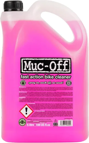 Muc-Off Nano-Tech - Limpiador de bicicletas, 5 litros, líquido de limpieza de bicicletas de acción rápida, biodegradable, seguro en todas las