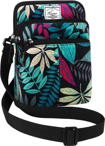 Miniatura 22 de Kamo Bolso Multifuncional para Teléfono de Un Solo Hombro, Bolso de Cintura para Teléfono, Bolso Diagonal Cruzado, Estuche para Teléfono Inteligente
