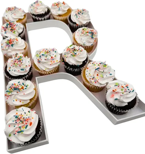 Miniatura 8 de 12" o GRANDE 16" - Cajas de número rellenables de plástico reutilizables de alta calidad para embutidos, cajas de cartas para fiesta de cumpleaños