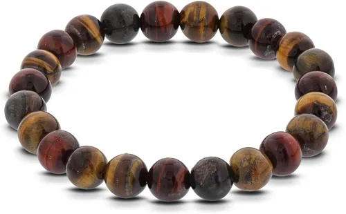 Miniatura 374 de Gem Avenue Handmade Round Bead Stretch Bracelet Unisex Natural Stone Beaded Jewelry for Men & Women, Elastic Wristband for Daily Wear