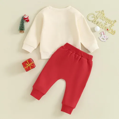 Miniatura 23 de Ropa de Halloween para bebé, sudadera de manga larga con diseño de calabaza, conjunto de pantalones de fiesta de Halloween para otoño e invierno