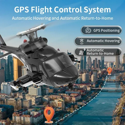 Miniatura 6 de Helicóptero RC avanzado para pilotos experimentados, helicóptero RC YU Xiang F02S con estabilización de vuelo asistida, helicóptero Hobby sin