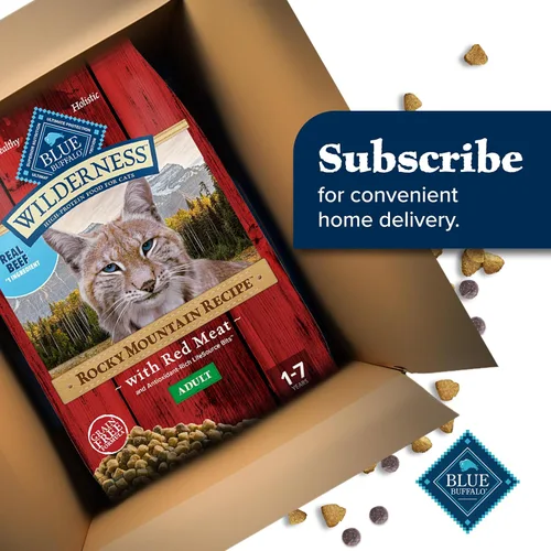 Miniatura 11 de Blue Buffalo Wilderness Alimento seco para gatos adultos, receta de las Montañas Rocosas, receta sin pollo y sin granos hecha con ingredientes