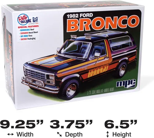 Miniatura 6 de MPC 1980 Ford Bronco 1:25 Kit de modelo a escala 1:25