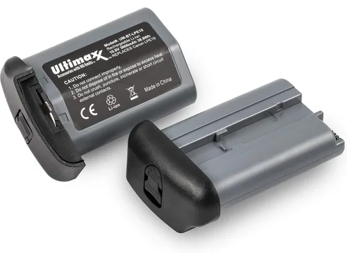Miniatura 5 de Ultimaxx LP-E19 Baterías recargables de iones de litio de gran capacidad (x2), compatibles con EOS-1D X Mark III, 1D X Mark II, 1D X, 1Ds Mark III