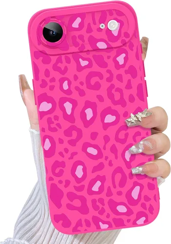 Miniatura 45 de TEAUGHT Compatible con iPhone 11 Funda con patrón lindo estampado de leopardo negro guepardo + protector de pantalla a prueba de golpes, funda