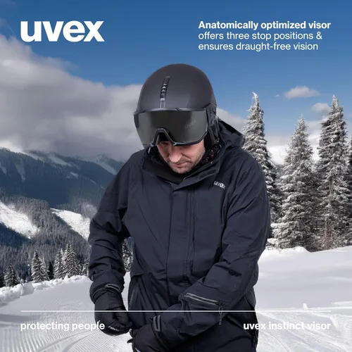 Miniatura 6 de uvex Instinct Visor - Adjustable ski & Snowboard Helmet with Integrated Visor for Women & Men