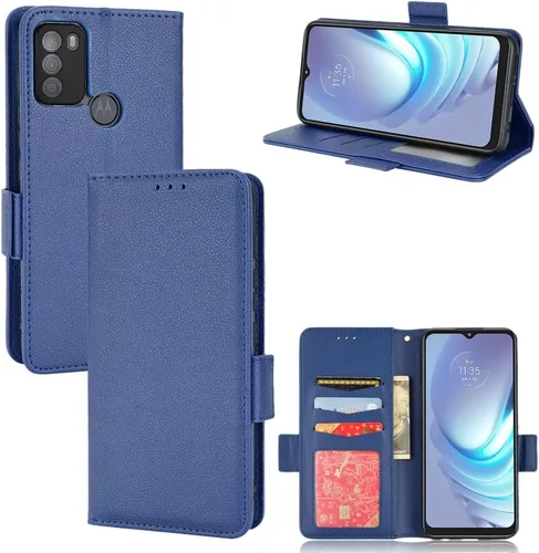 Miniatura 258 de Funda de piel sintética compatible con Motorola Moto E22 4G, funda de piel sintética compatible con Motorola Moto E22i 4G, color negro