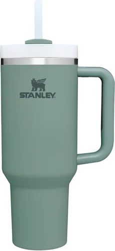 Miniatura 178 de Stanley Quencher H2.0 - Vaso de acero inoxidable con asa, pajilla y tapa FlowState giratoria de 3 posiciones; aislamiento térmico, sin BPA; apto