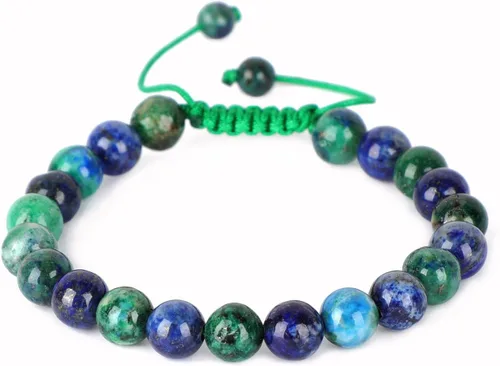 Miniatura 87 de AD Beads Pulseras de piedras preciosas unisex de 0.315 pulgadas (0.315 in), macramé curativo ajustable de 7 a 9 pulgadas Usa esta pulsera