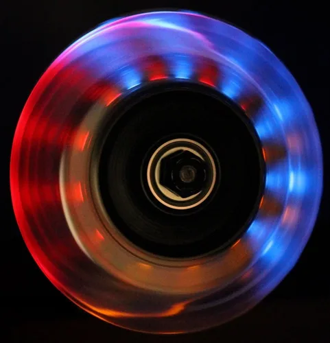 Miniatura 2 de L.E.D. Ruedas de scooter con rodamientos ABEC 9 para scooters Razor 3.937 in iluminados, paquete de 2