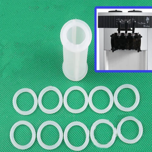 Miniatura 3 de Tubo de anillo de sellado de anillo de goma para máquina de helado de grado alimenticio para YIKAFU YKF para COOCO Soft Serve Ice Maker Accesorios