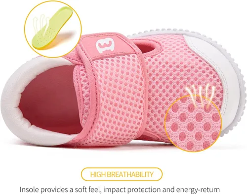 Miniatura 3 de BMCiTYBM Zapatos de bebé para niño y niña, zapatillas infantiles antideslizantes para primeros pasos, 6, 9, 12, 18, 24 meses