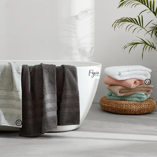 Miniatura 6 de Tamaño grande - Toalla de baño extra grande - Toalla de baño ultra extragrande - 100% algodón - COLOR GRIS