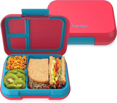 Bentgo Pop - Lonchera a prueba de fugas con divisor extraíble para niños de 8 años en adelante y adolescentes - lonchera con capacidad para 5 tazas
