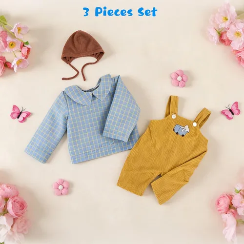 Miniatura 3 de EKOKIZ Ropa de muñecas Reborn para bebé, ropa de bebé niño perfectamente lindos, trajes de muñecas recién nacidas de 17 a 20 pulgadas, accesorios