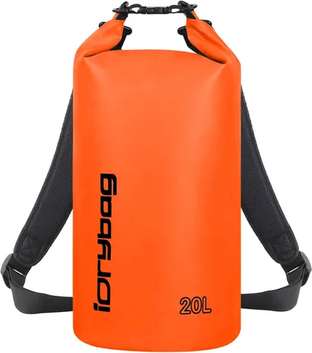 Miniatura 8 de IDRYBAG Bolsa seca para kayak impermeable 2L/5L/10L/15L/20L, pequeña bolsa impermeable para navegación