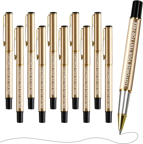 Miniatura 10 de ¡Haz tu marca con bolígrafos personalizados! Obtén bolígrafos personalizados con grabado de nombre a granel, perfectos para eventos, regalos o uso