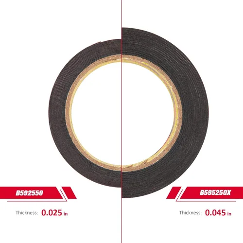 Miniatura 7 de Cinta adhesiva de doble cara resistente de 1/4 pulgada x 4.7 metros, cinta adhesiva de montaje de espuma impermeable 5925 para automotriz, tira