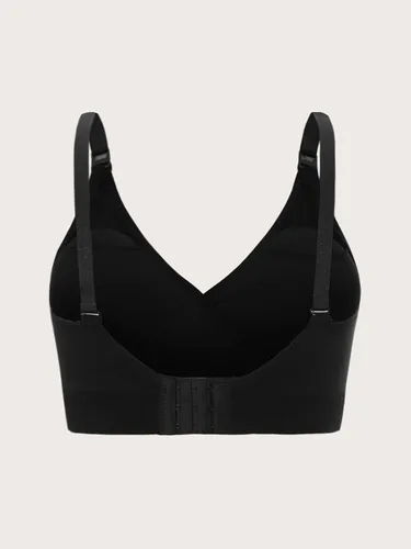 Miniatura 4 de Milumia Bralettes de lactancia con relleno de 3 piezas para mujer