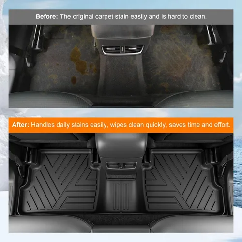 Miniatura 3 de powoq Alfombrillas compatibles con Mazda CX-5 2017-2022 Alfombrilla de maletero TPE para respaldo de asiento trasero Reemplazo para accesorios Mazda