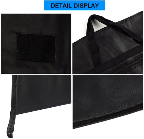 Miniatura 4 de Bolsa de ropa transpirable de 54 pulgadas para hombre, fundas de traje, bolsa de transporte de viaje con asas, plegable