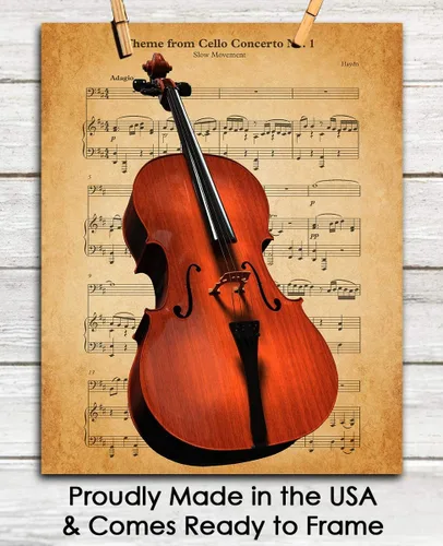 Miniatura 6 de Póster vintage de concierto para violonchelo n.º 1: impresiones artísticas estéticas de pared para baño, hogar, cueva de hombre, dormitorio, oficina