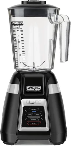 Miniatura 7 de Licuadora Waring Comercial BB320 de 1 HP, controles de interruptor de palanca con función de pulso, recipiente apilable de 48 onzas sin BPA