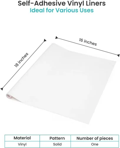 Con-Tact Revestimiento para estantes, vinilo transparente, mate, 18 pulgadas x 16 pies | Autoadhesivo | Paquete de 2 | Versátil | Película de