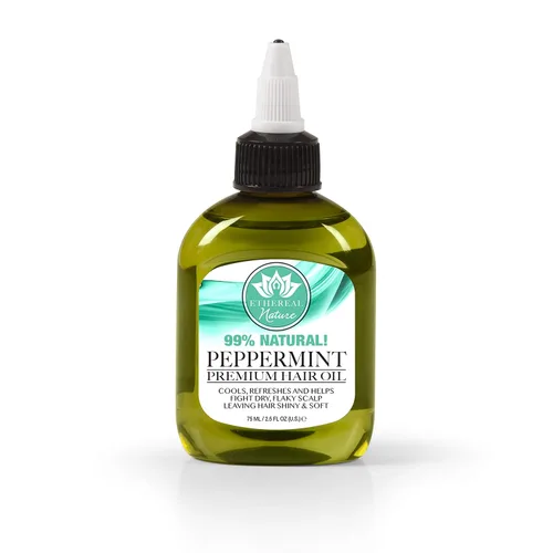 Miniatura 12 de Ethereal Nature 99% mezcla natural de aceite para el cabello Menta, 7.10 fl oz