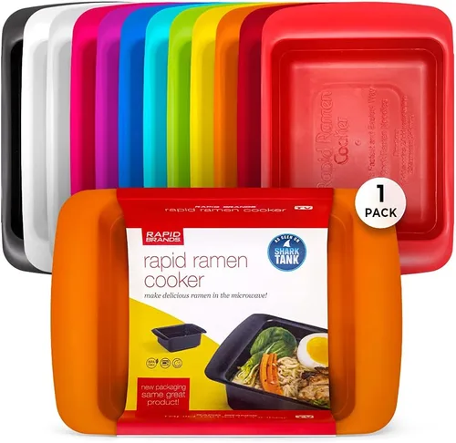Miniatura 27 de Rapid Plastic - Tazón de fideos o sopas de plástico Sopa y fideos para microondas en cuestión de minutos, perfecto para dormitorio, cocina pequeña