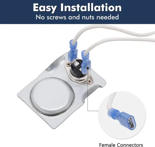 Miniatura 6 de Hiorucet Ventilador con control de interruptor de encendido/apagado de velocidad de reóstato variable e interruptor de termostato magnético