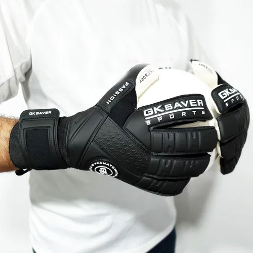 Miniatura 3 de GK Saver Guantes de portero de fútbol Passion Series Guantes de portero profesionales, talla 6 a 11, guantes salvadores extraíbles