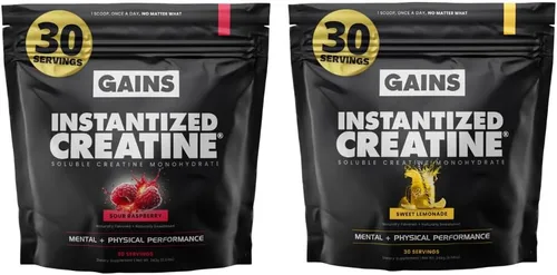 Ganancias en monohidrato de creatina instantánea a granel para mujeres y hombres, polvo soluble para antes del entrenamiento, apoya la construcción