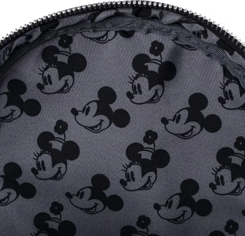 Miniatura 4 de Loungefly Disney Mickey and Minnie Mouse AOP - Bolso de hombro con doble correa para mujer Multi