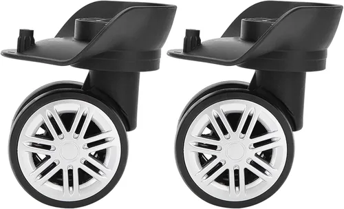 Miniatura 5 de Rueda de caja de tracción, silencio de doble fila para maleta grande, resistente al desgaste, accesorio de repuesto de equipaje