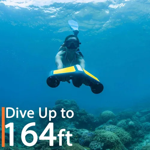 Miniatura 6 de Hélices dobles para motoneta subacuática con 2 velocidades compatibles con GoPro