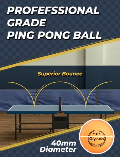 Miniatura 6 de Glymnis Juego de palas de ping pong, pelotas de ping pong con red retráctil,Raquetas de tenis de mesa con bolsa de transporte, accesorios