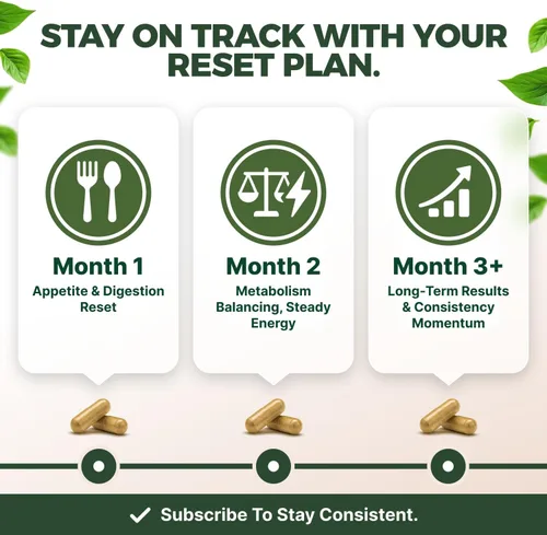 Miniatura 7 de Serene Herbs Suplemento GLP-1 para Mujeres y Hombres - Reinicio Metabólico, Apoyo para el Hambre con Berberina, InnoSlim, Actiponin - Potenciador