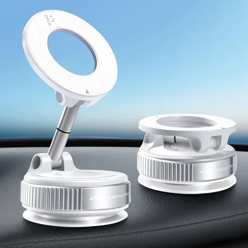 Miniatura 8 de Soporte magnético de vacío para teléfono Magsafe ajustable de 360° para automóvil, compatible con todos los dispositivos inteligentes