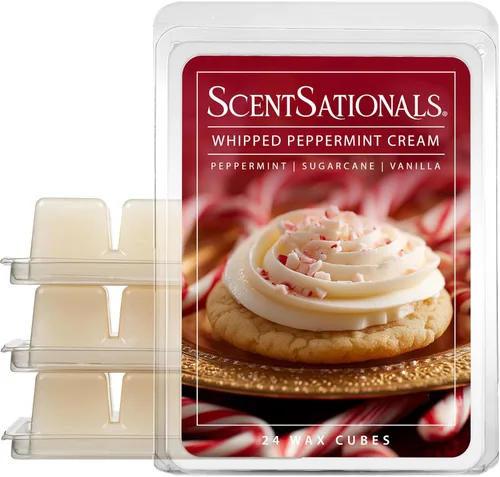 Miniatura 8 de Scentsationals No Place Like Home - Cera perfumada para derretir – Canela y clavo, 10 onzas (24 cubos)