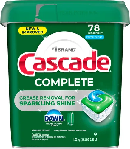 Miniatura 9 de Paquetes de acción completa Cascade, detergentes para lavavajillas, Nuevo, 1, 1