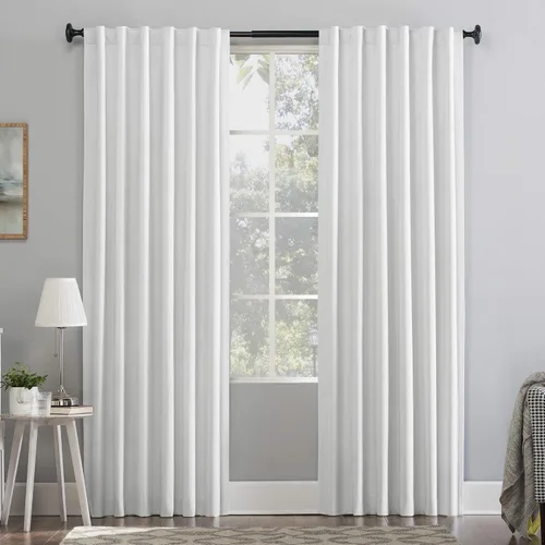 Miniatura 17 de Sun Zero Hampshire - Cortina térmica de terciopelo con reducción de ruido, pestañas traseras, 100% opacas, 50" x 84", dorado