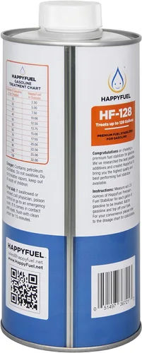 Miniatura 2 de Estabilizador de combustible Premium HappyFuel, antioxidante para gasolina, almacenamiento de combustible para gas, autos clásicos, botes