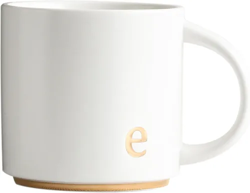 Miniatura 13 de COLLECTIVE HOME - Tazas de cerámica con monograma, tazas de café con inicial dorada de 15 onzas, elegantes tazas de té del alfabeto, elegante taza