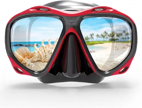 Miniatura 12 de COPOZZ Snorkel Mask Adult – Anti-Fog Scuba Mask with Nose Cover, Tempered Glass Snorkeling Gear for Adults