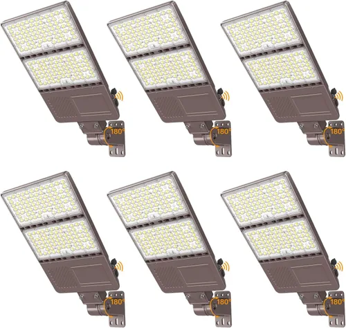Miniatura 25 de Luz LED de estacionamiento de 150 W, 120 W, 90 W, ajustable, con certificación UL, 5700 K, 5000 K, 4500 K, sintonizable, 22500 lm luz comercial