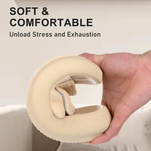 Miniatura 7 de kihutor Cloud Slides For Women and Men, Pillow Slippers Bathroom Slides, Soft Comfy Thick Sole Sandals Quick Drying Pillow Slides
