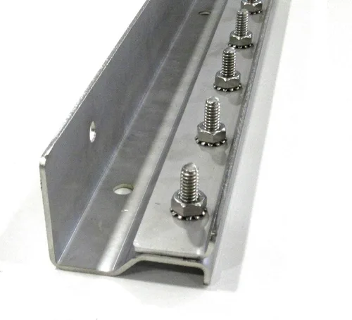 Miniatura 5 de Herrajes para Puerta de Cortina de Tiras - Colgador de Puerta de Tiras de Montaje Universal en Jamba o Pared de Resistencia Industrial Comercial